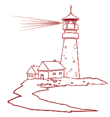 Atlantic Counselling Services Inc.'s lighthouse logo